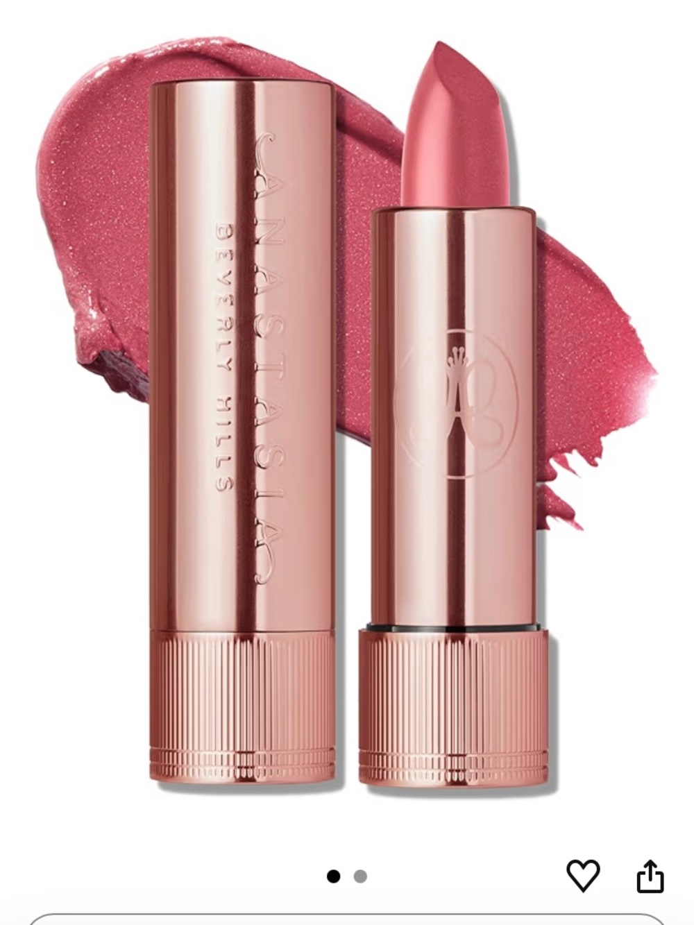 Anastasia Beverly Hills Satin Lipstick - Rose Mauve
